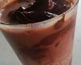 A picture of step 4 of Dalgona Chocolate ♠️💜.