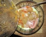 A picture of step 1 of Chicken 65.
