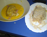 Foto del paso 2 de la receta: Milanesas de berenjena rellenas