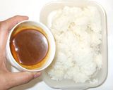 A picture of step 3 of Grilled Rice Balls (Yaki Onigiri) with Miso, Soy Sauce, and Sugar – Leftover Rice Recipe.