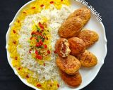 عکس مرحله 5 از دستور کباب مرغ شکم پر 🌸