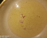 A picture of step 1 of Fried yam with source.