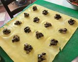 A picture of step 2 of Ravioli with Cardoncelli Mushrooms and Aspragine.