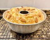 Foto del paso 10 de la receta: Pastel con glaseado “crema de almendras” (Cake with “almond cream” icing)