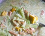 Foto langkah ke 4 dari resep Sayur lodeh labu siam (isian tempe dan tahu).