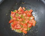 A picture of step 3 of Radish pod paneer masala.