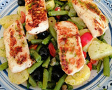 Foto del paso 10 de la receta: Ensalada templada de patata, judías y Halloumi