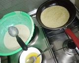 A picture of step 1 of Breakfast pancake and Kenyan tea #Author marathon.