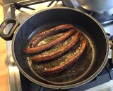 Une image de l'étape 1 de Merguez grillées aux poivrons et tagliatelles de carottes.