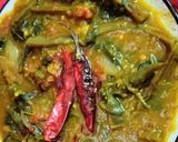 A picture of step 2 of Malabar Spinach curry.
