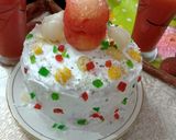 A picture of step 8 of Fresh Watermelon cake.