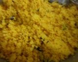 A picture of step 4 of Leftover besan dhokla sev khamani.