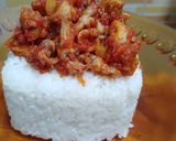 Foto langkah ke 8 dari resep Balado Cumi Asin.