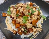 A picture of step 11 of Sweet Chili Roasted Veg Bowl.