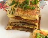 A picture of step 10 of Cheese Chicken Salami Omelette Sandwich.
