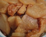 A picture of step 6 of Basic Japanese Simmered Daikon and Fish Cakes.