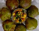 A picture of step 8 of Spinach poori or palak poori from the state of Madhya Pradesh.