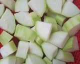 Hình bước làm 1 của món Bầu um hột vịt lộn