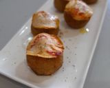 Foto del paso 11 de la receta: Croquetas de peus de porc,bechamel de ceps y carpaccio gambas