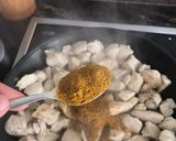 Foto del paso 7 de la receta: Pollo al curry con arroz integral
