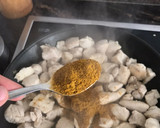 Foto del paso 7 de la receta: Pollo al curry con arroz integral