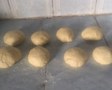 A picture of step 4 of Burger Buns #teamtrees.