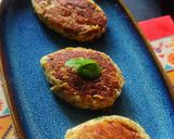 A picture of step 7 of Paneer Walnut Kebab.