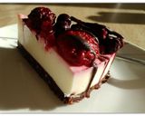 Mézeskalácsos joghurtos gyümölcsös sajt torta (sütés nélkül) recept fázis 8 fotója