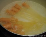 A picture of step 5 of Sausage spaghetti.