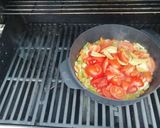 A picture of step 2 of Smoked tomato and basil soup.