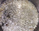 A picture of step 3 of Desi chicken clear soup.