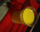 A picture of step 2 of Mango milkshake.