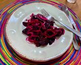 Foto del paso 3 de la receta: Ensalada de betarragas con cebolla