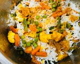 A picture of step 5 of Smoke Veggie Biryani.