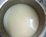 A picture of step 1 of Khatti meethi Gujrati kadi.