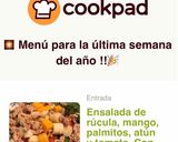 Foto del paso 6 de la receta: Ensalada de rúcula, mango, palmitos, atún y tomate. Con vinagreta agridulce