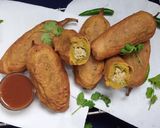 A picture of step 9 of Noodles Mirch Pakora.