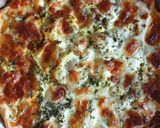 Une image de l'étape 9 de Quiche pommes de terre chorizo et mozzarella.