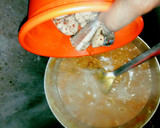 A picture of step 7 of Oha soup.