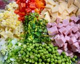 A picture of step 4 of Beautiful and Classic Pasta Salad!.
