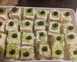 عکس مرحله 6 از دستور سالاد اولویه به شکل شیرینی خامه ای 🥪🍰