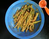 A picture of step 4 of Crispy Ladies Finger / Kurkuri Bhindi.