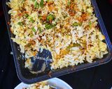 A picture of step 9 of Creamy Cheesy Bake pasta.
