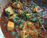A picture of step 6 of Matar Paneer.