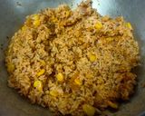 A picture of step 5 of Masala Corn Rice.