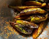 A picture of step 2 of Thakurbarir Ranna Special Brinjals curry, in Lunchtime.