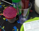 Foto langkah ke 1 dari resep Mojito Buah Naga 💜.