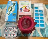 Foto langkah ke 1 dari resep Silky Pudding Strawberry Dragon Fruit (Snack Mpasi 8+).