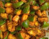 A picture of step 3 of Mango pickle.