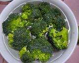 Gambar langkah 1 resipi Healthy Steamed Cod with Broccoli.